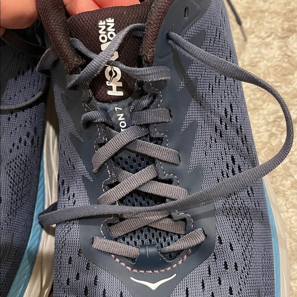 HOKA ONE ONE Clifton 7 Men's Ocean Blue Road-Running Sneakers US Size 12 - Picture 4 of 10